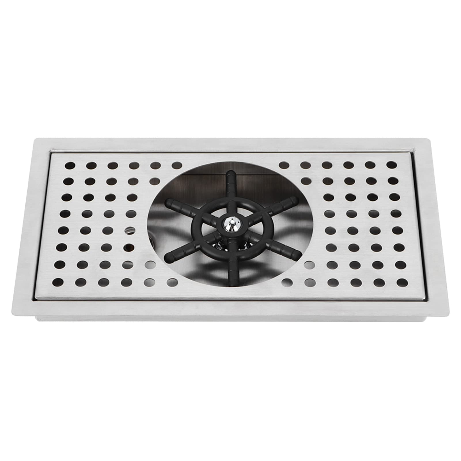 Lavabicchieri da Bar, Lavatazzine per Lavello Sciacquatrice per Tazze con Galvanica a Strati G1/2 Pollici Diametro 114 Mm Acciaio Inossidabile 304 per Hotel, Caffetterie, Bar e