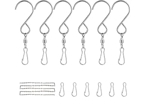 Metal Swivel Hanging Hooks for Wind Spinners,Chimes