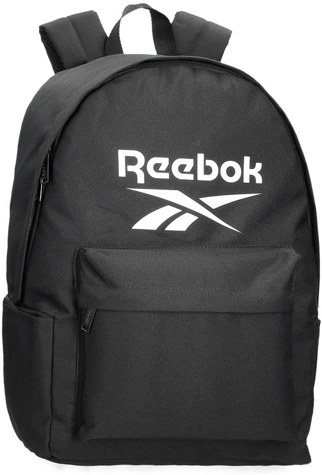 Mochila Reebok Ashland Negra - Capacidad 21.26L - Ideal para Día a Día y Viajes