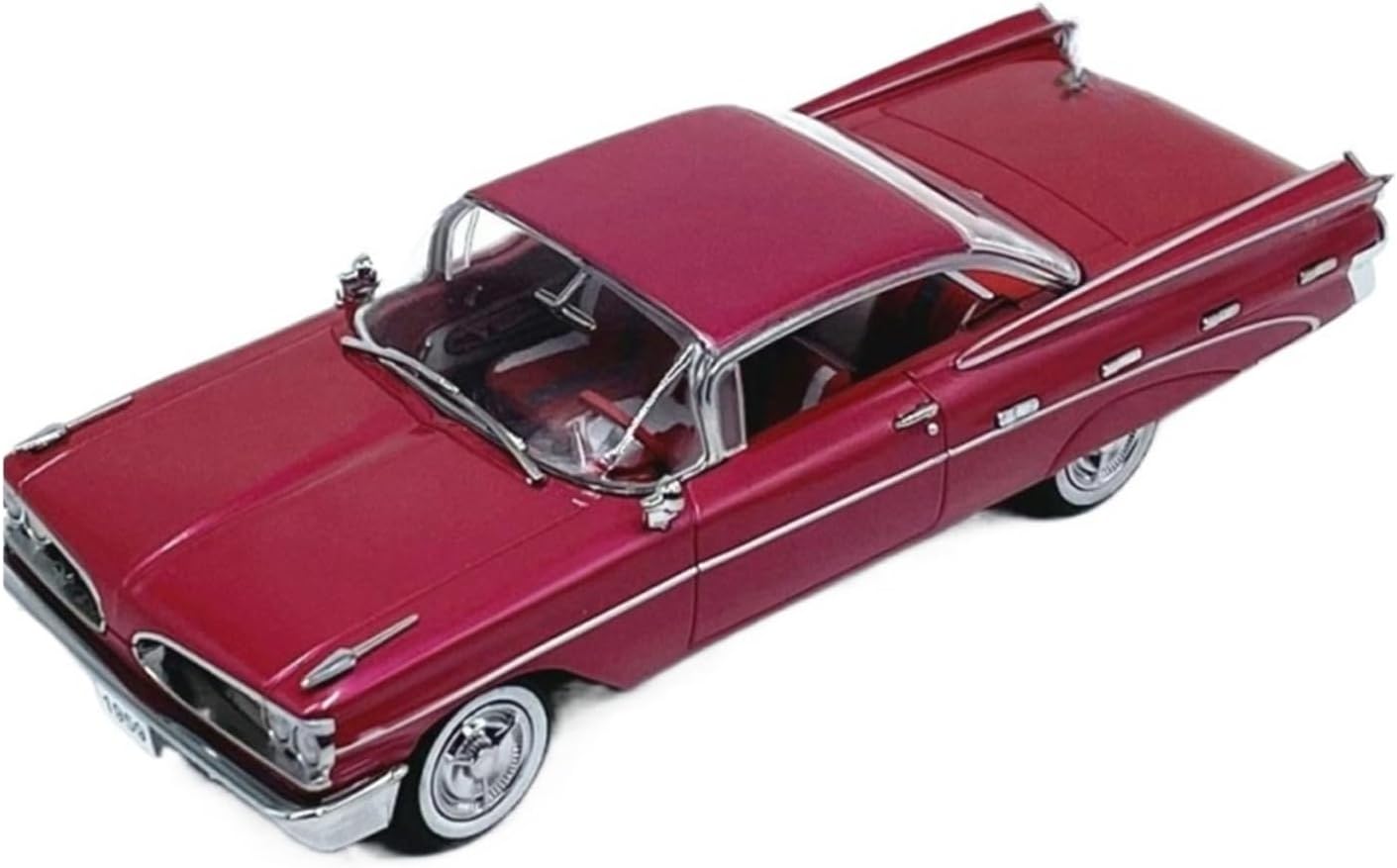 Miniature Display 1:43 Scale for 1959 Pontiac Bonneville Car Die Cast Model Kit Collection Simulation Ornaments Simulation Collection