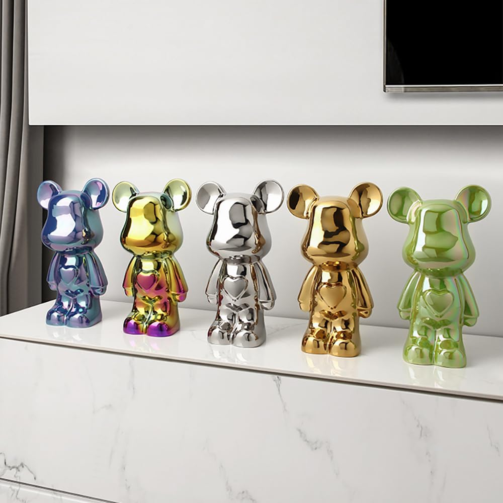 Amazon.co.jp: 暴力的なクマ 置物 暴力熊 ビルディングブロック クマ