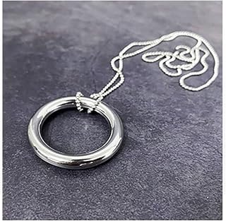blue-ther Ellis Ring 2.0 Magic Tricks Ring Penetrate Vanish Magia Ring Chain Close Up Street Illusions Gimmick Props Pass Through Magie