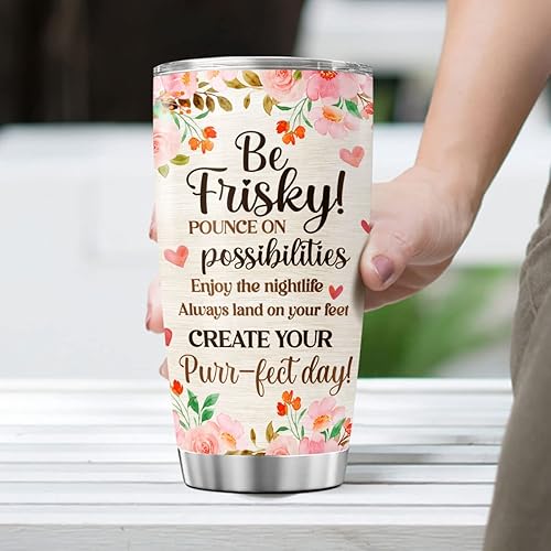Miniatura 26 de CUBICER Vaso de mariposas de 20 onzas con tapa, acero inoxidable, aislado, taza de café, taza de viaje de doble pared, vasos de té para niñas