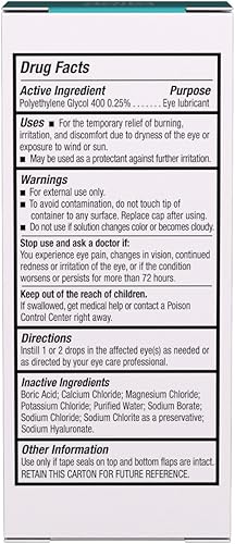 Miniatura 5 de Blink Tears - Gotas lubricantes para los ojos (ojo seco moderado y moderado), 0.5 onzas líquidas (0.5 fl oz) - Paquete de 2