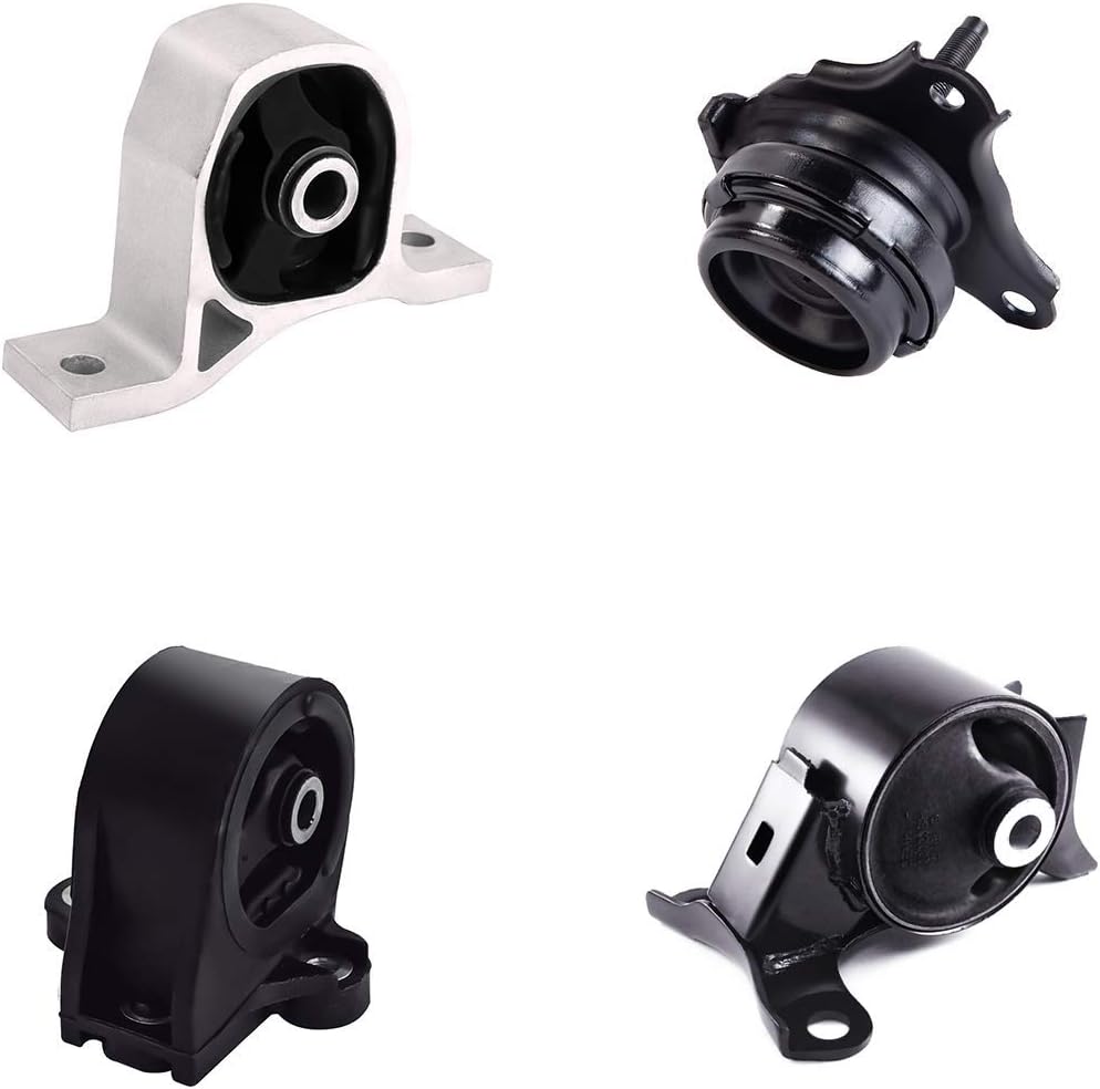 Compatible With 2001-2005 Honda Civic Acura EL 1.7L Auto Transmission Engine Motor Mount Set A6595 A6591 A4511 A6588