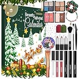 Prreal Calendrier de l'Avent Beauté 2025, 24 Jours de Cadeaux de Maquillage de Noël pour...