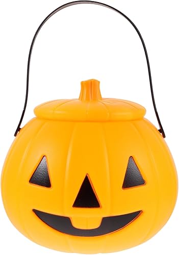 Operitacx Mini cubos de calabaza de plástico calabazas para caramelos, bolsas de caramelos, bolsas de dulces de calabaza, bolsa de dulce o truco de