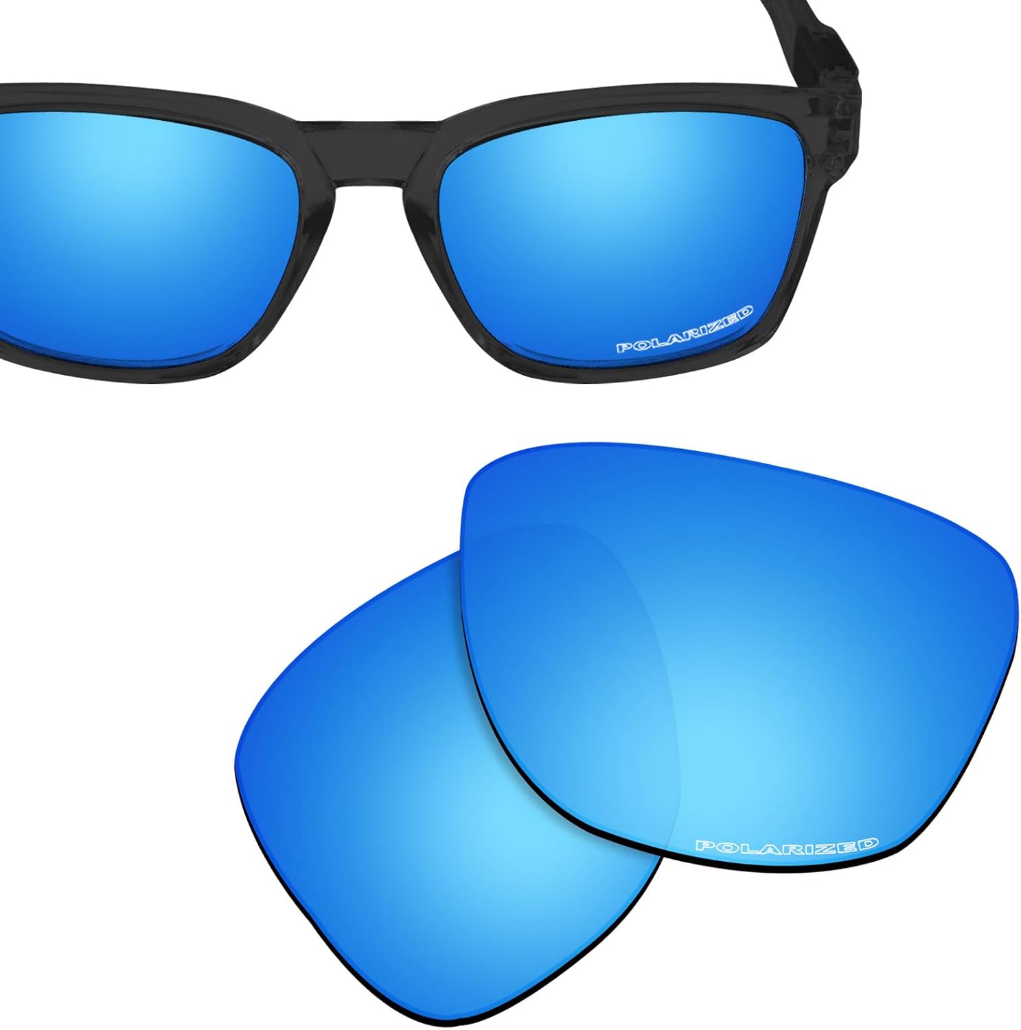 New 1.8mm Thick UV400 Replacement Lenses for Oakley Catalyst OO9272 Sunglass - Ice Blue