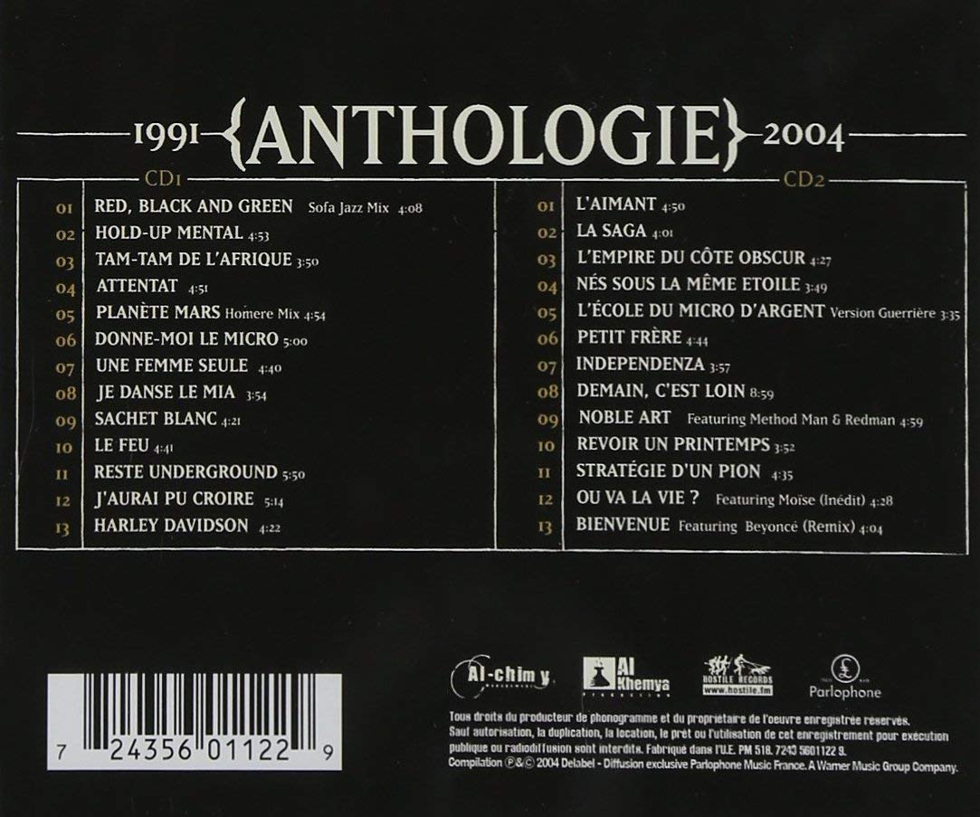 Anthologie 1991-2004