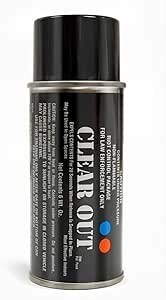 Home Defense Spray Clear Out Grenade OC/CS Gas (Tear Gas 6 Oz