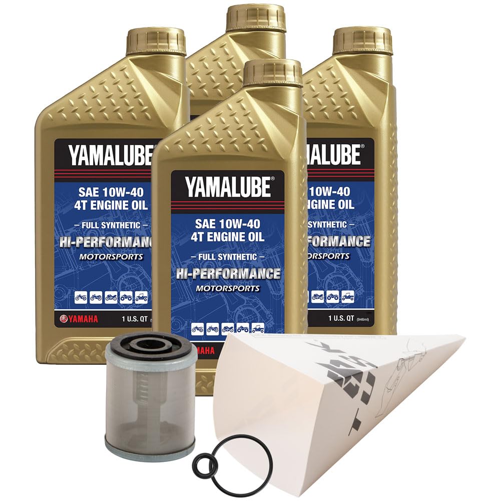 Amazon.com: TUSK 4-Stroke Oil Change Kit Compatible with Yamalube