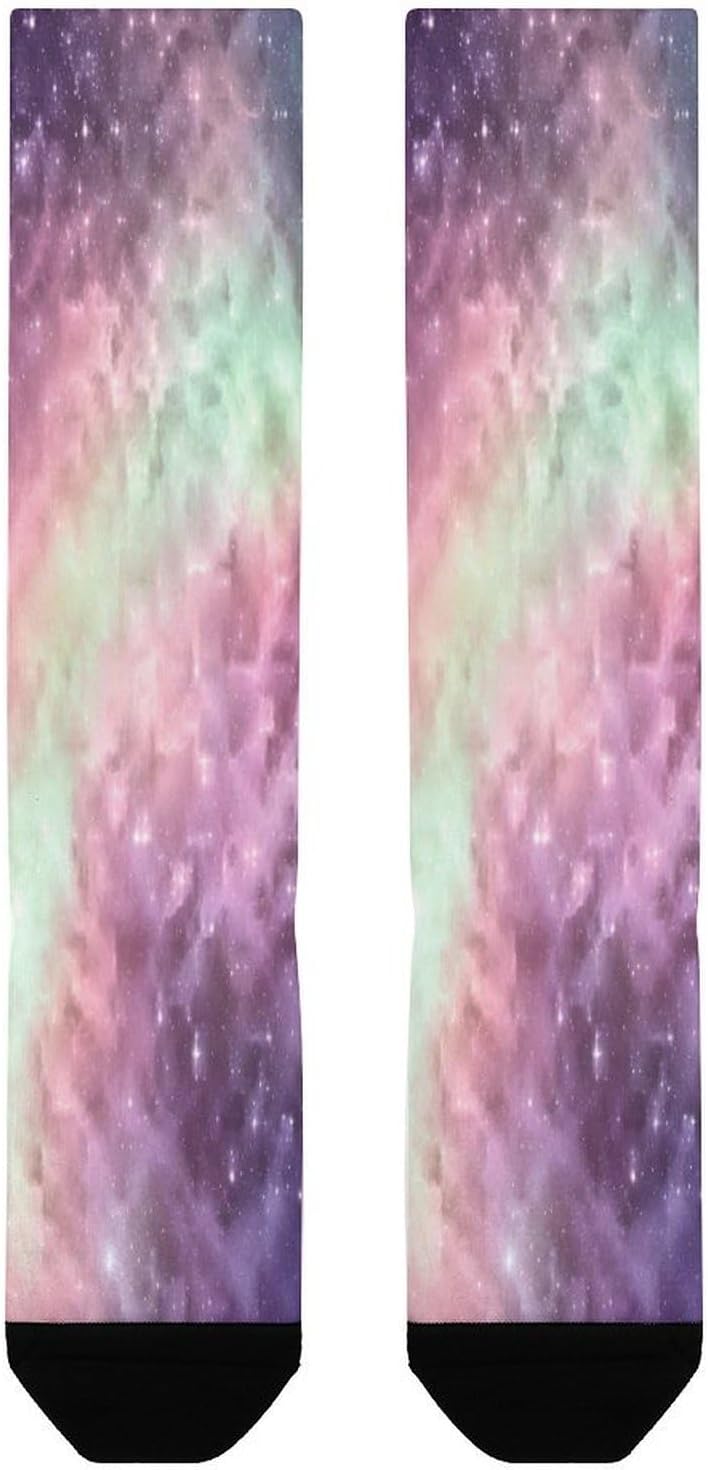 Galaxy Crew Socks Calf Socks Athletic Crew Sock