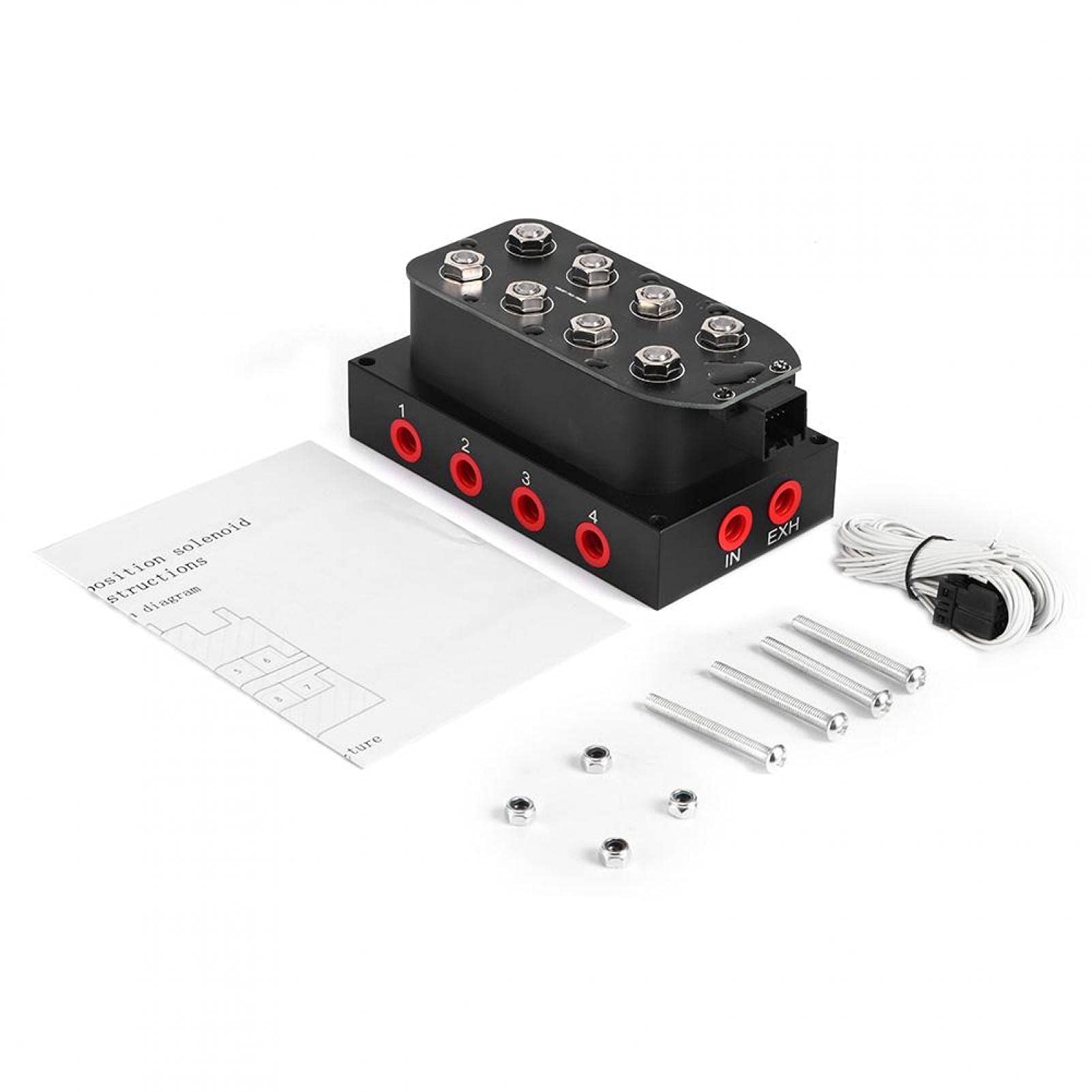 Buy 200Psi Air Ride Suspension Manifold Solenoid Valve Block 8 Corner