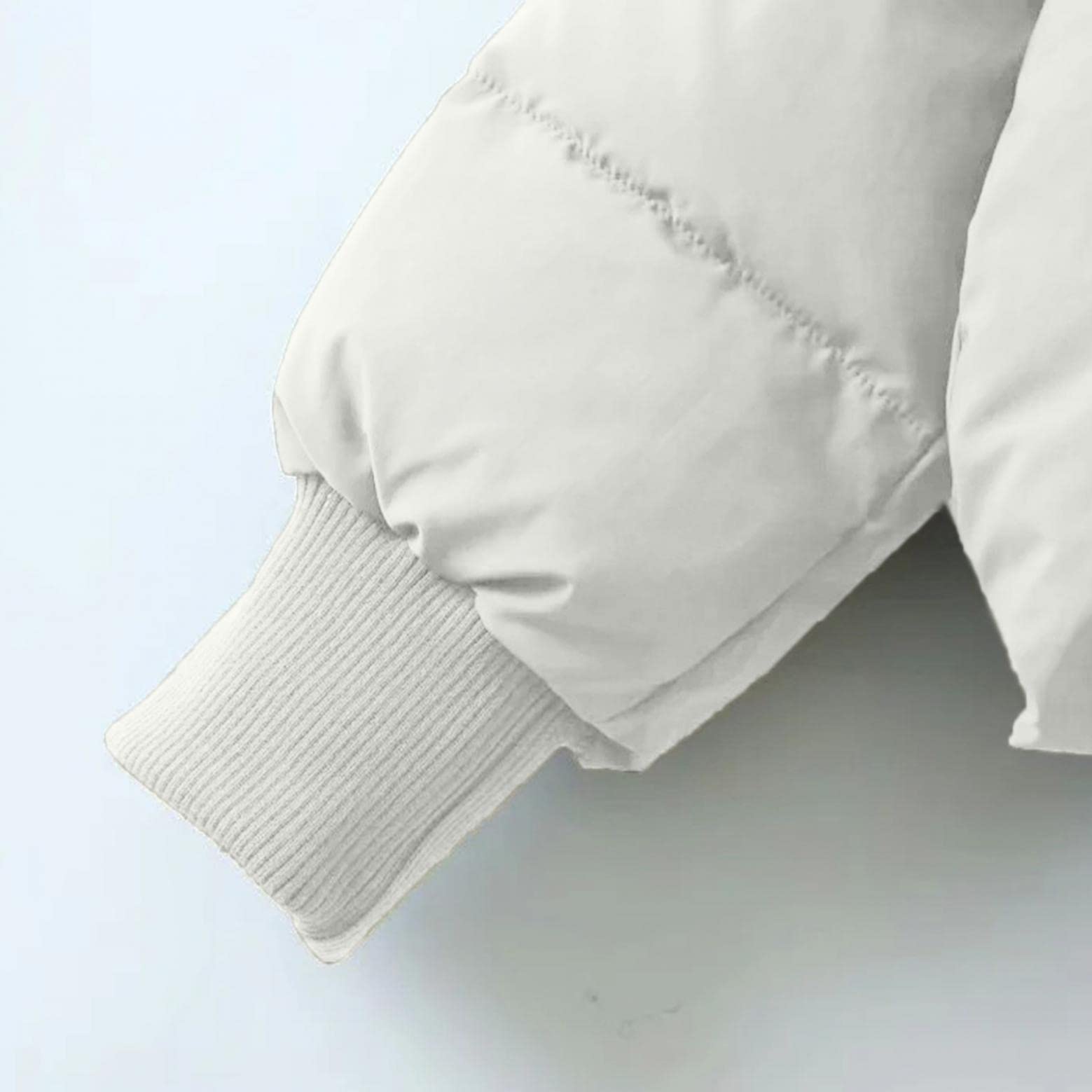 Piumino da donna, leggero, invernale, caldo, con chiusura lampo, per il tempo libero, traspirante, antivento, giacca trapuntata, giacca softshell, beige., XS