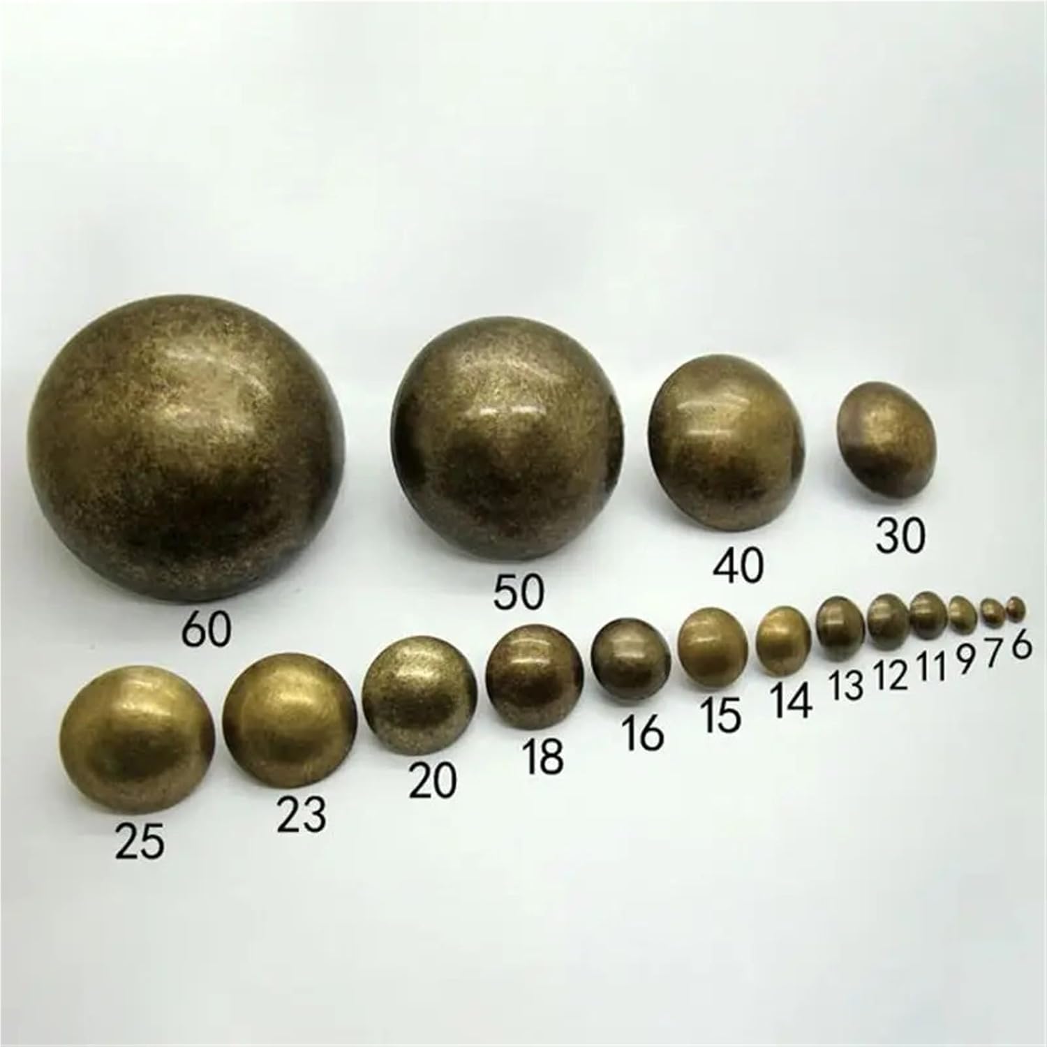 Versatile 500pcs Jewelry Chest Wooden Box Hobnail Case Furniture Sofa Decorative Tacks Pushpin Antique Bronze Upholstery Nails(44x34mm-thickness)