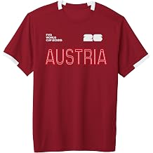 FIFA World CUP26 Austria Short-Sleeve Soccer Jersey