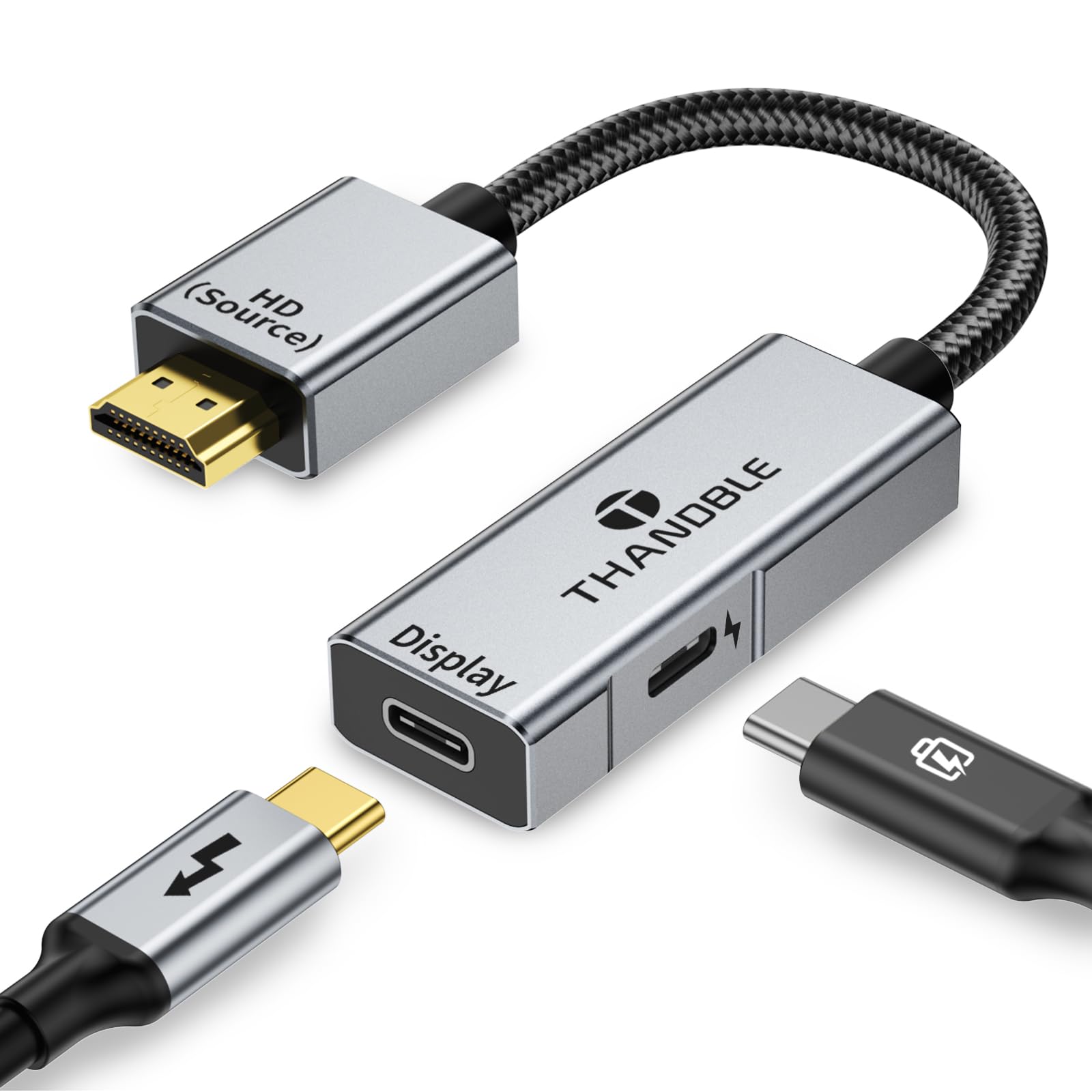 Amazon.com: THANDBLE HDMI to USB C Adapter 4K60Hz, Unidirectional