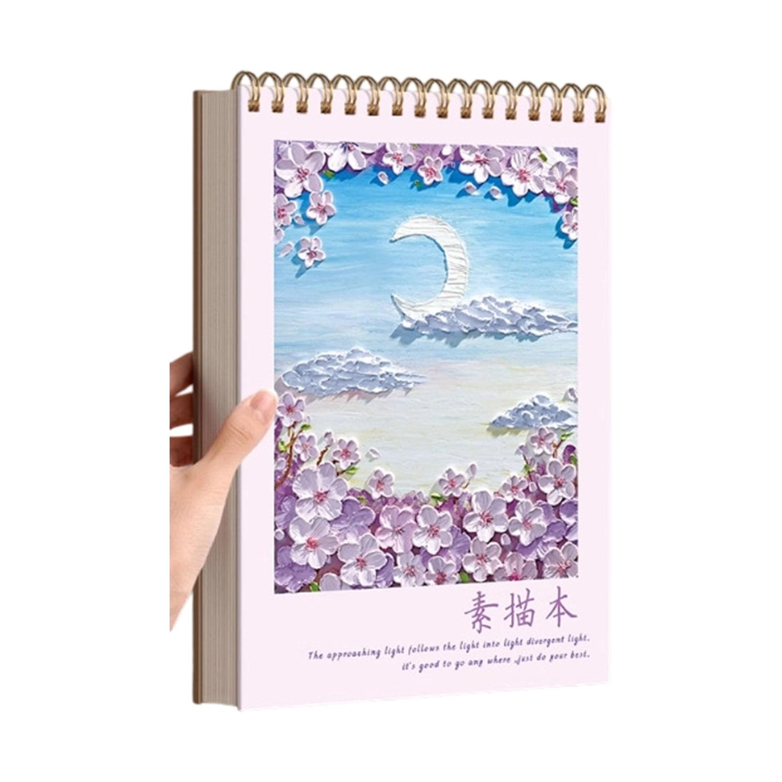 Drawing Notebook Art Journal for Creative Professional 120 Sheets Thick Paper for Pencils Markers Mixed Media Art