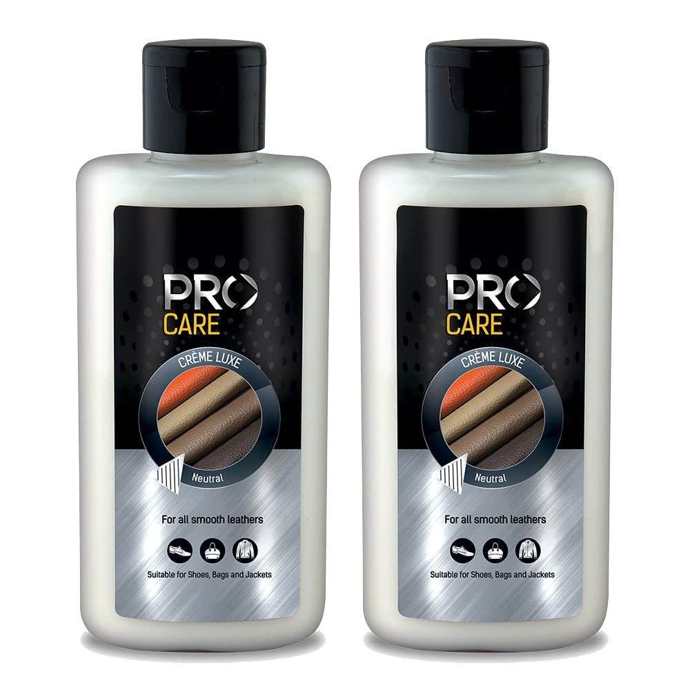 PRO Creme luxe Smooth Leather Shoe Moisturizer Cream Pack Of 2 Neutral 150 ml Each Moisturizer Polish Makes Smooth Leather Shoes, Bags & Jackets Soft & Bright (B0B2D7T9RZ) Amazon Price History, Amazon Price Tracker
