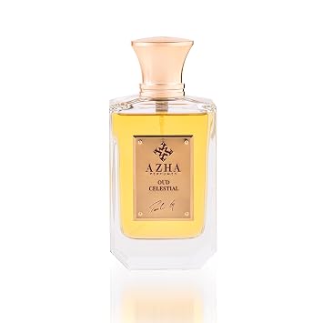 Azha Perfumes Oud Celestial Eau De Parfum Men Spray 100ML 3.38 OZ Arabian Perfume for Men Ambery notes of Saffron and Vanila, Long Lasting Perfume For Men, Luxurious Fragrance