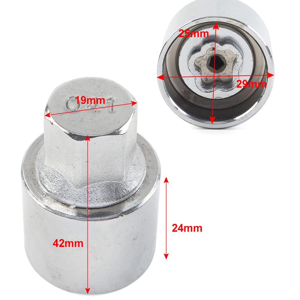 Adattatore Serratura Cerchi Vw Serratura Per Cerchi In Lega SUPA - Foto 6