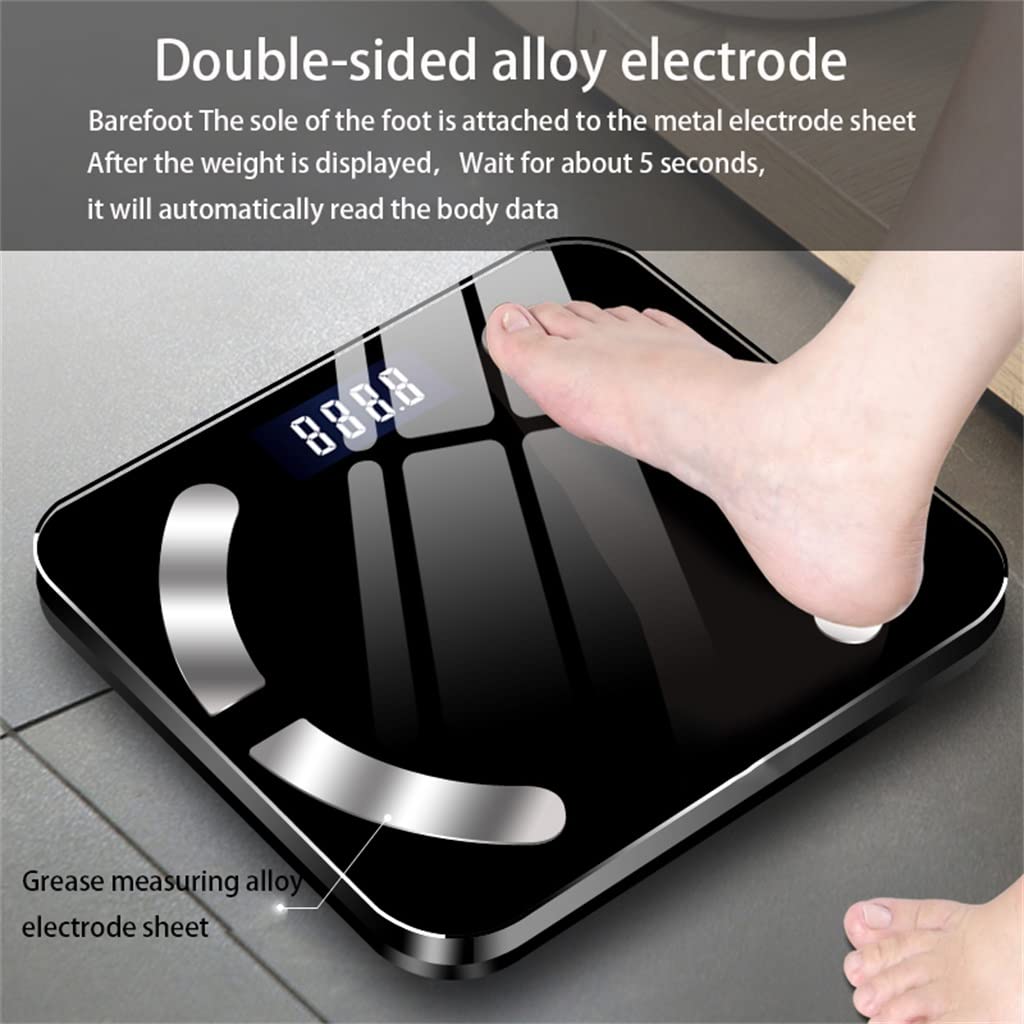 Body Fat Scale Electronic Digital Scale Smart Weight Floor Bathroom Scales Balance Weighing BMI Index