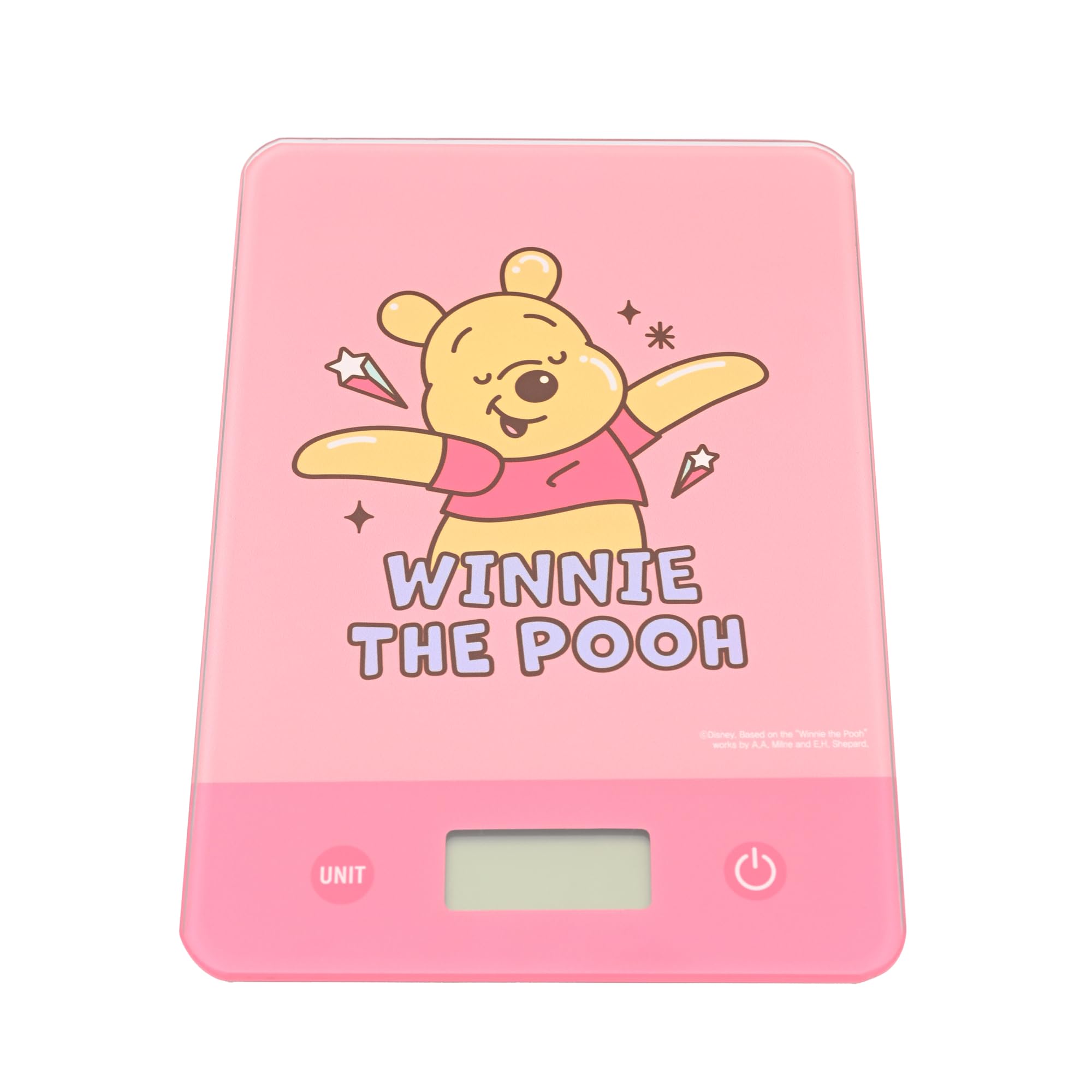 Winnie-Bear-Pooh Electronic Kitchen Scale 1kg|Pink/Mint Green - Food Kitchen Scale Features Cute Design, Perfect for Meal Prep, Cooking, & Baking, Scales Digital Weight, Grams & Ounces (Pink)