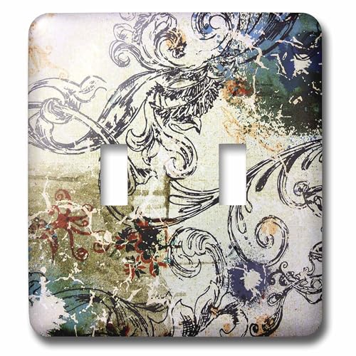 Interruptor de palanca doble azul marino decorativo para renovación de salones y dormitorios 2