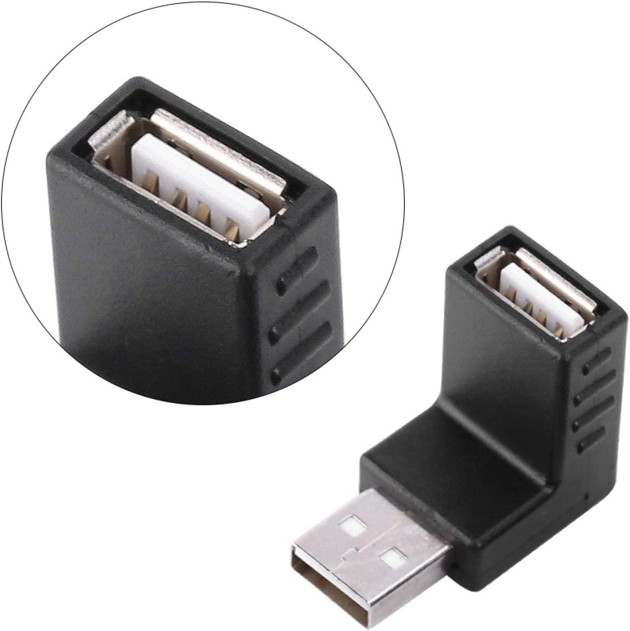 AYNEFY Mini USB to Micro USB Adapter, 40 Pcs Multiple USB2.0 Adapters Angled Mini Micro TypeB Male Female Converters Connectors Micro USB Adapter