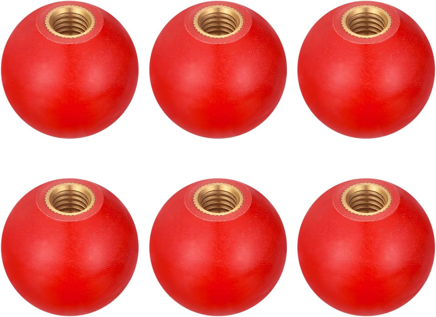 HARFINGTON 6Pcs Threaded Ball Knobs, M10 Female Thread