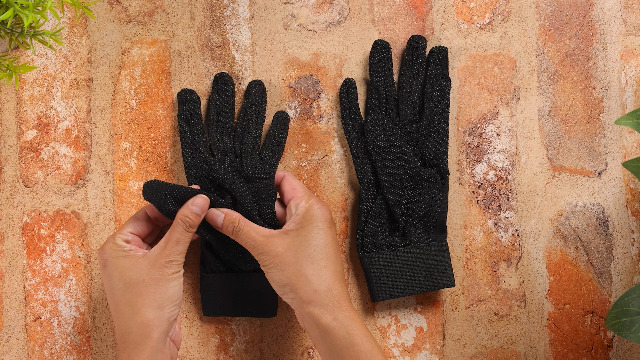 Gants de manutention en cuir, taille 9