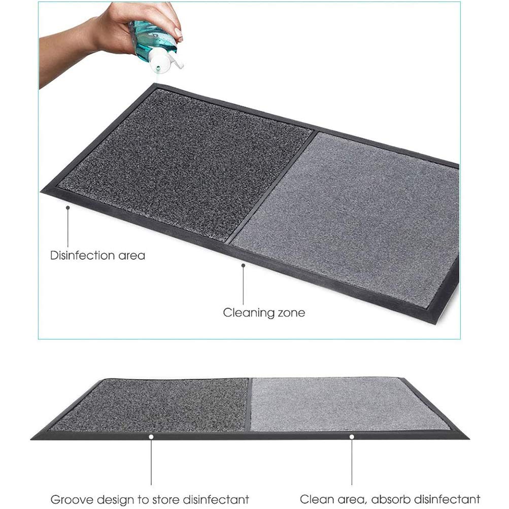 Alfombrilla Desinfectante para El Suelo, Alfombrilla Desinfectante para El Baño De Pies, Alfombrilla Desinfectante para La Puerta Delantera, Almohadillas De Limpieza para Los Pies