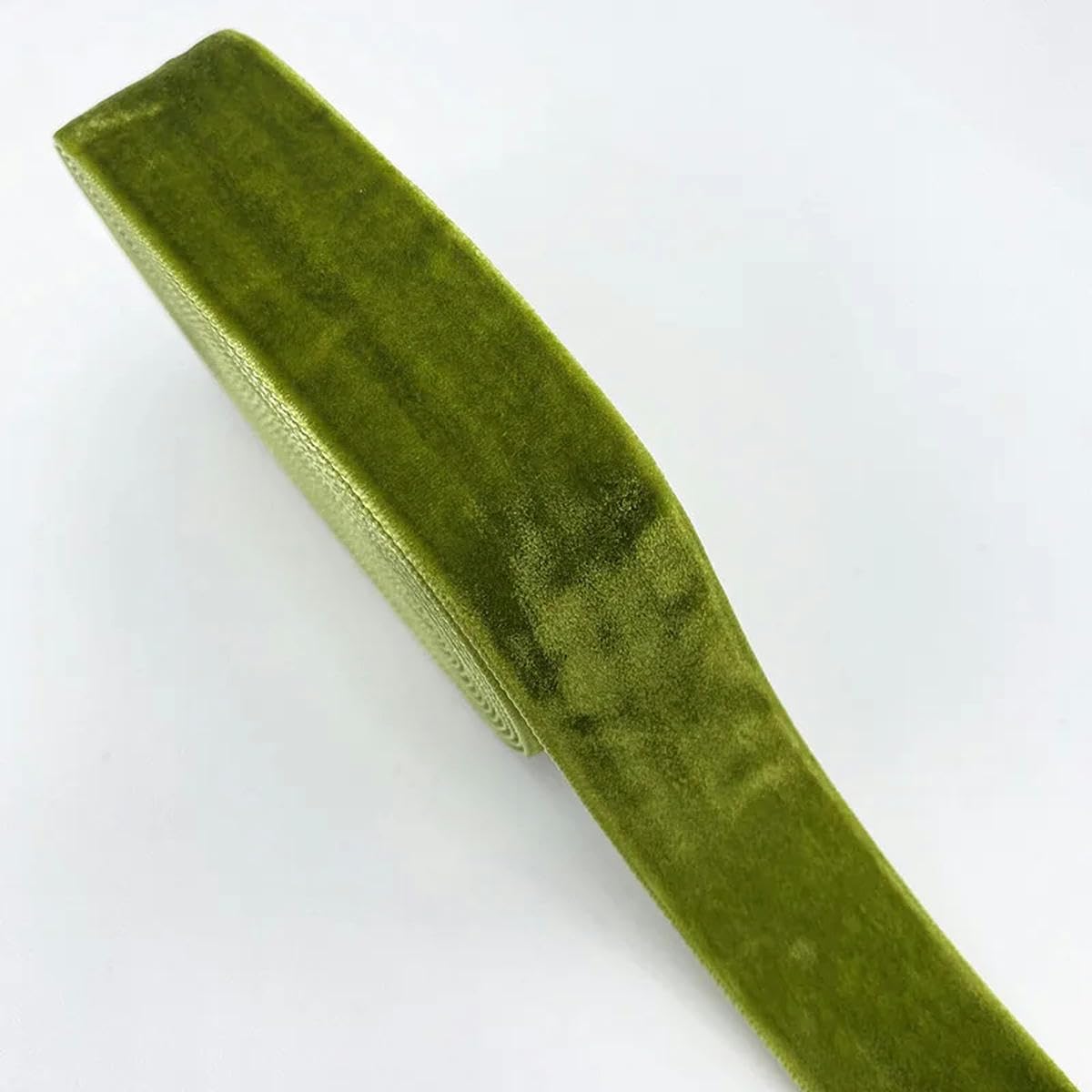 Juego de cintas de terciopelo, 6-38 mm, n.° 31-31-10 mm, cinta de terciopelo de una sola cara for decoración de fiestas navideñas (10 mm (5 yardas))(25mm (5Yards))