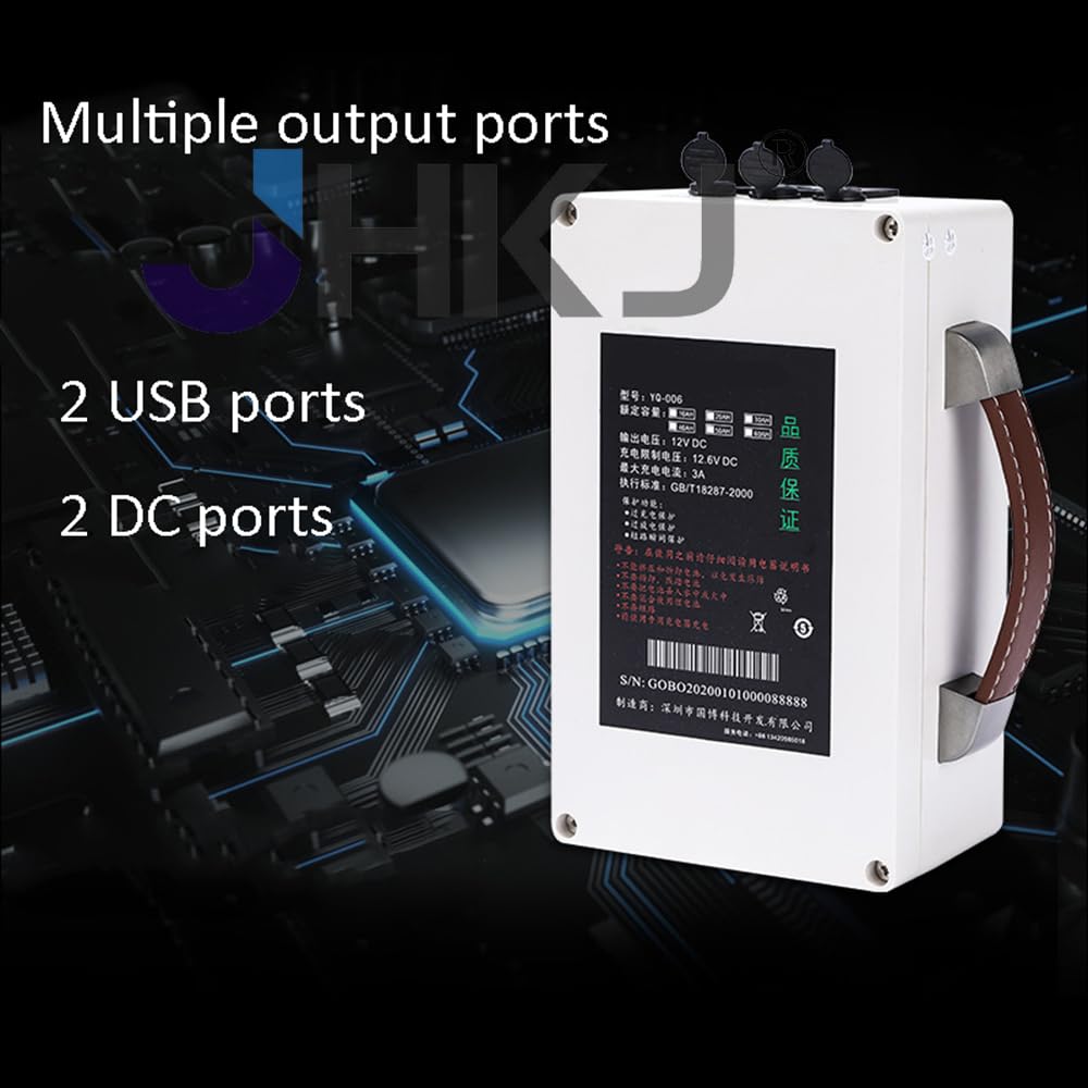 12 V 10 Ah 20 Ah 30 Ah 40 Ah 50 Ah 60 Ah Akumulator litowo-jonowy 12 V Bank zasilania awaryjnego do monitorowania oświetlenia wędkarskiego Echosondy z ładowarką