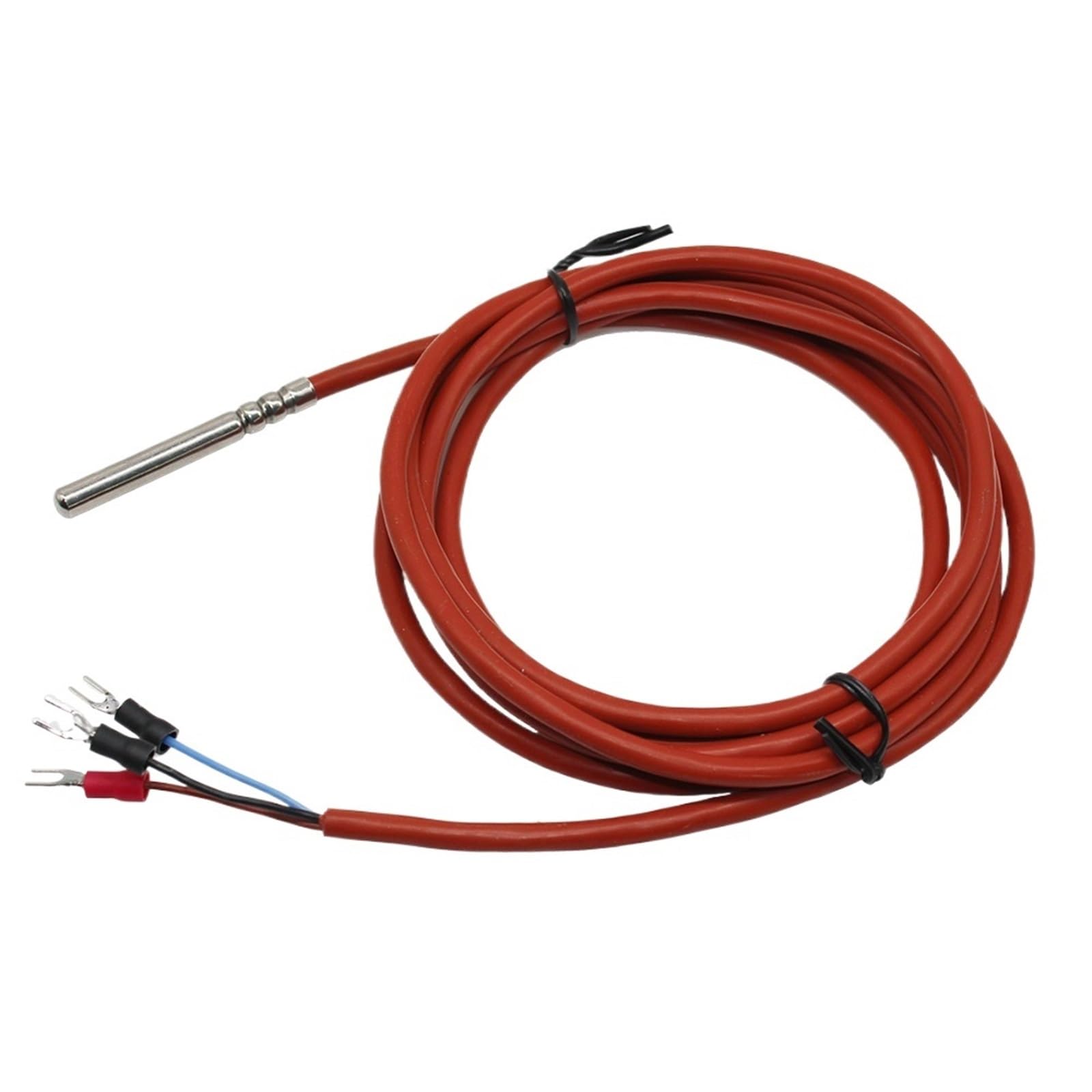 6 * 50mm 3 draht typ PT100 thermoelement wasserdichte temperatur sonde hohe temperatur thermoelement Sensor mit Silicon Kabel(with a RS485 Board)