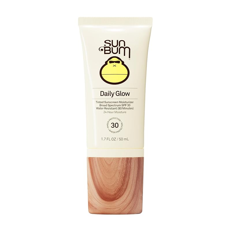 Loção facial tonalizante Sun Bum SPF 30 Daily Glow, tamanho viagem, 50 mL