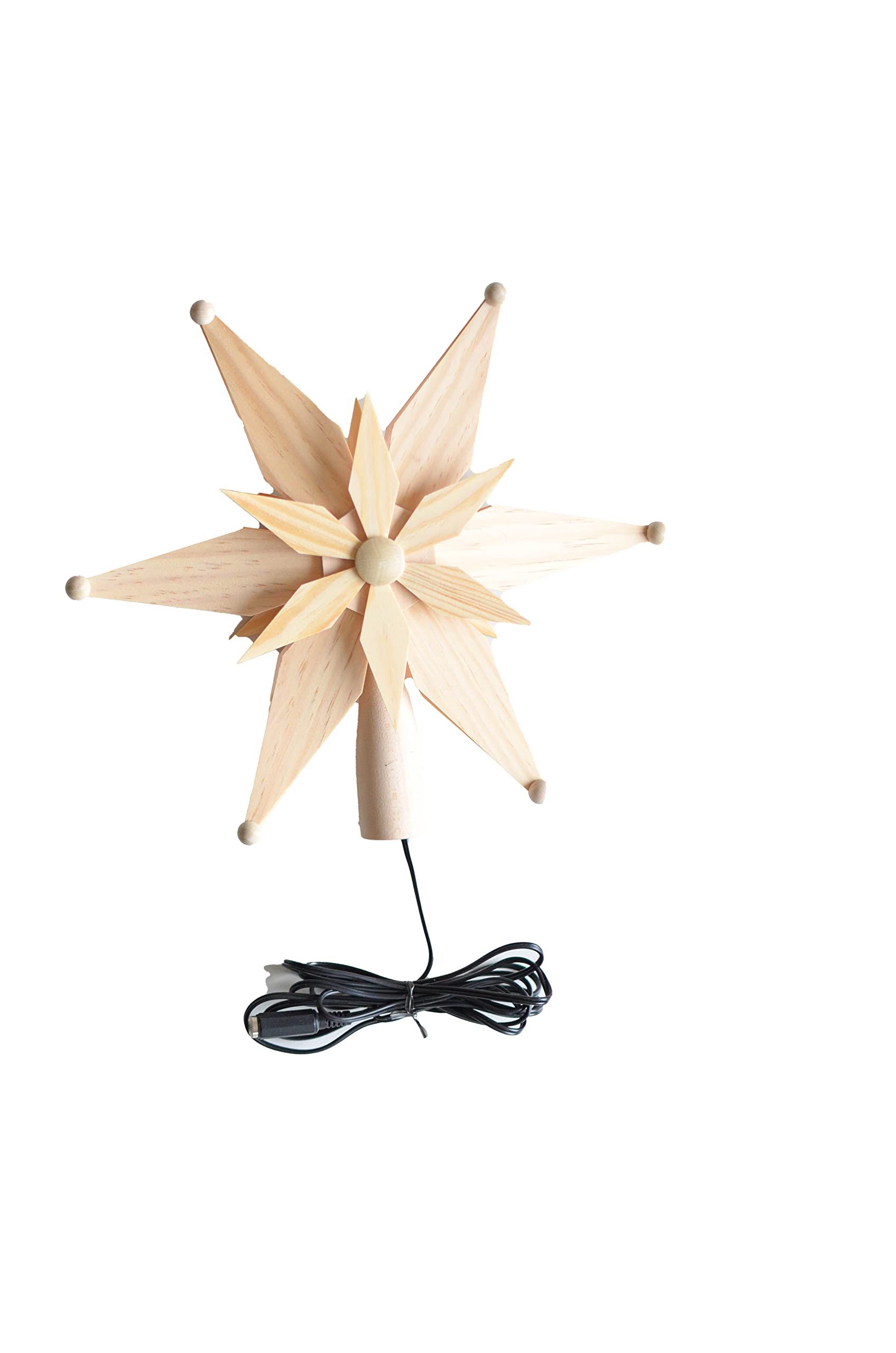 Pointe de sapin de Noël haut de gamme Rudolphs Schatzkiste d'Öre 27cm