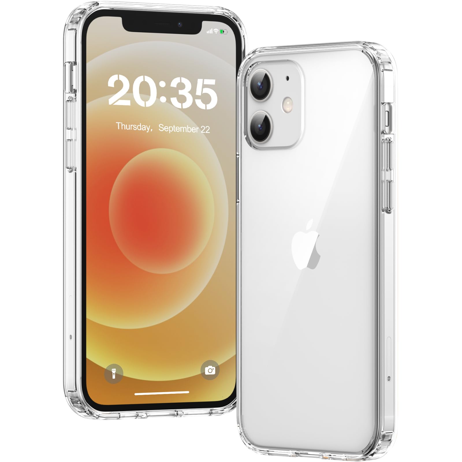 Voyahülle Transparent Kratzfeste Stoßfest Schutzhülle für iPhone
