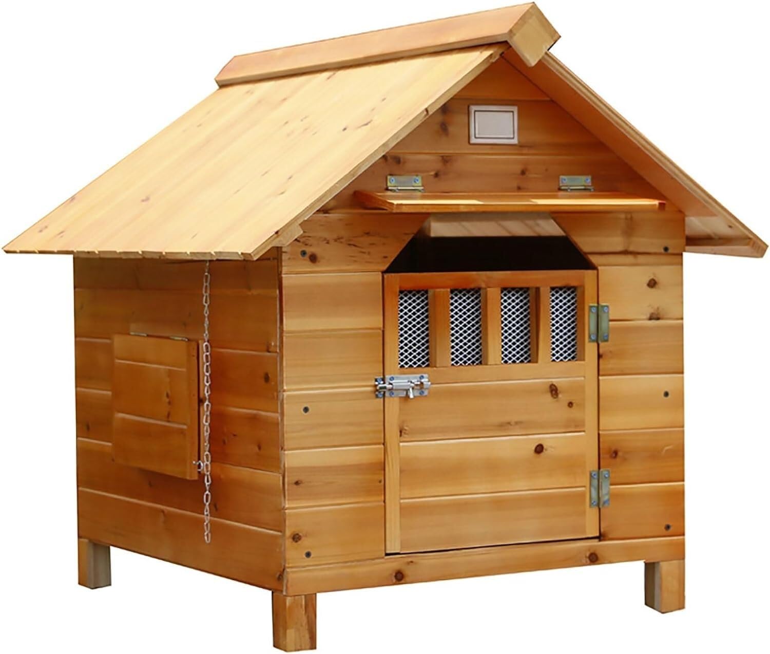 Niche pour chat en bois pour le jardin - Abri d'hiver résistant pour terrasse