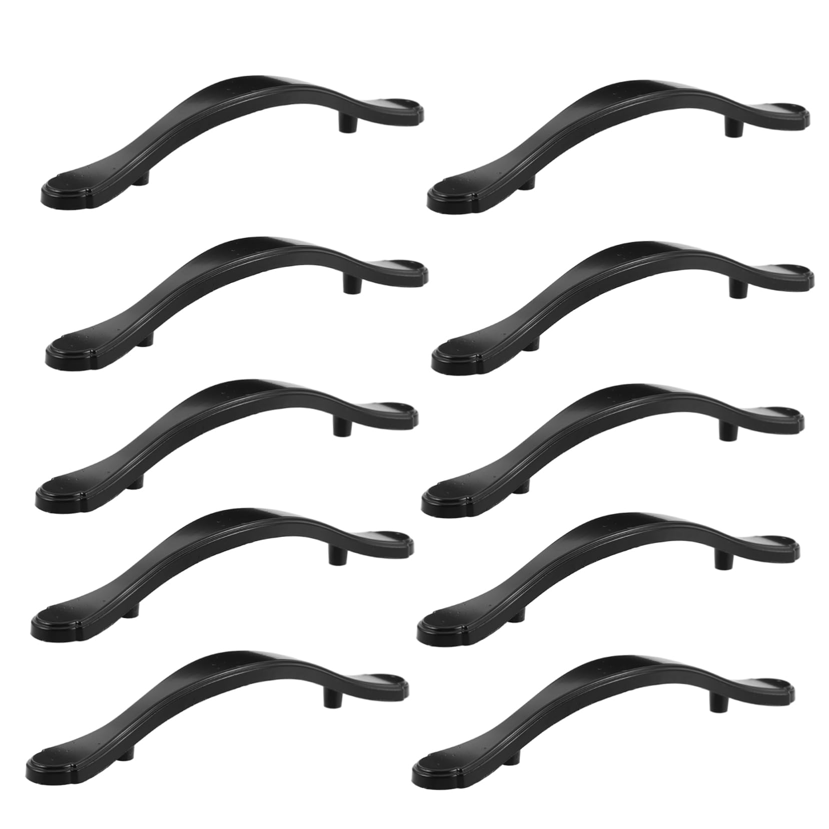 ARTIBETTER 10pcs Black Cabinet Drawer Pulls for Kitchen and Dresser Handles for Cabinets Drawers Furniture Kitchen Door Cabinet Handles