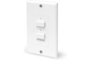 Pyle 2-Channel In-Wall Speaker Selector Switch PVCS2