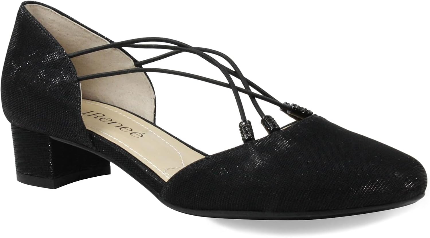 J. Renee Charolette Women's Pump, 6 B(M) US, Black