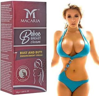 MACARIA Bobae Breast Cream Fast Growth Natural Breast Enlargement Bust Growth Cream Breast Enhancement for Firming and Bigger Breast