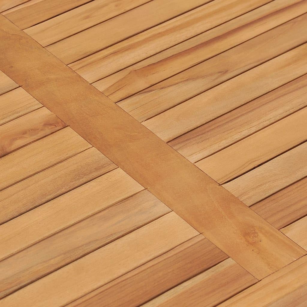 Tavolo da Pranzo per Giardino 120x70x77 cm in Massello di Teak,Tavolo da Pranzo da Giardino,Tavolo da Giardino,Tavolo da Giardino Esterno-49360