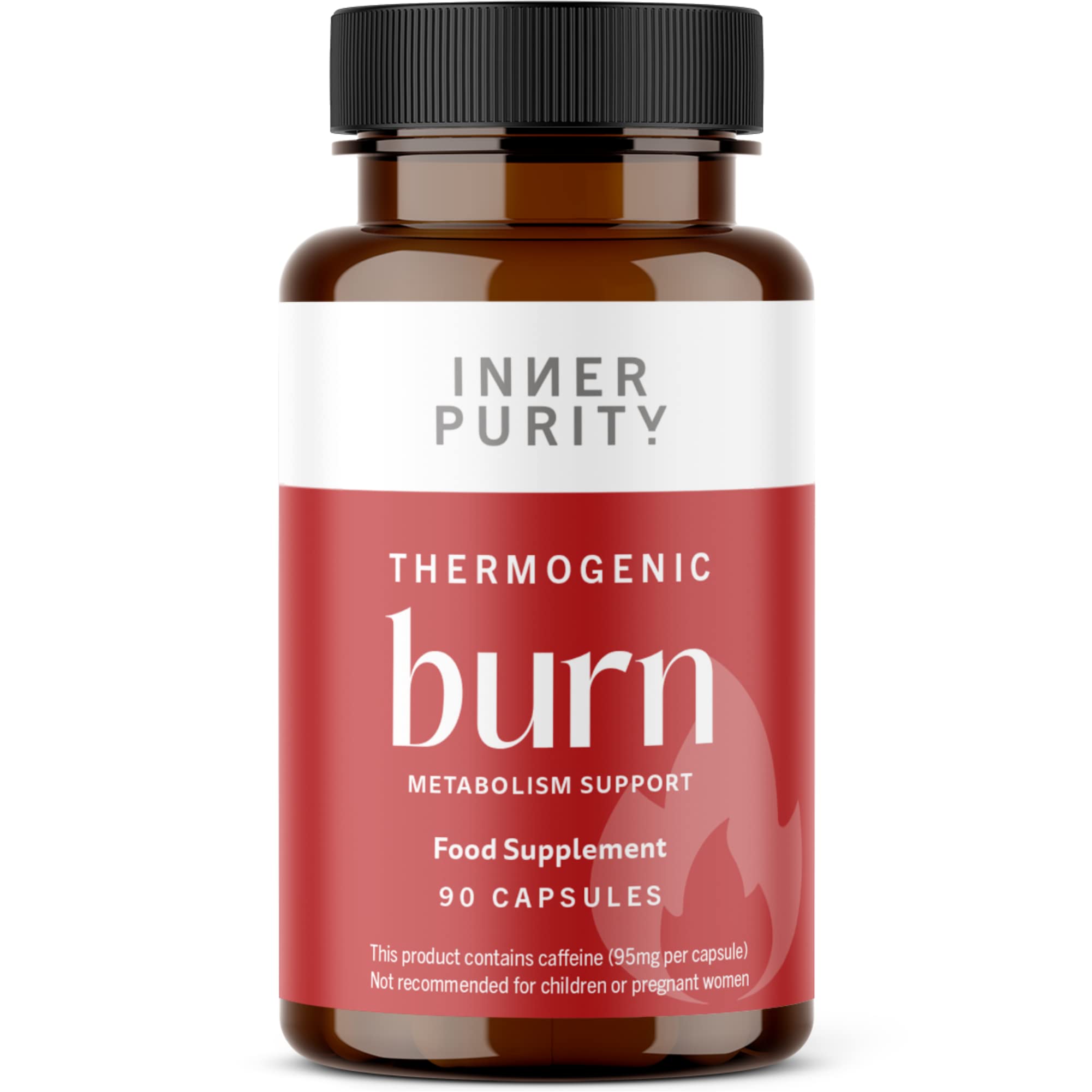 Thermogenic Burn - Natural Metabolism Booster, Vegan Keto Weight Loss Supplement, Appetite Suppressant Fat Burner for Men and Women with Green Tea and Chromium, 90 Capsules