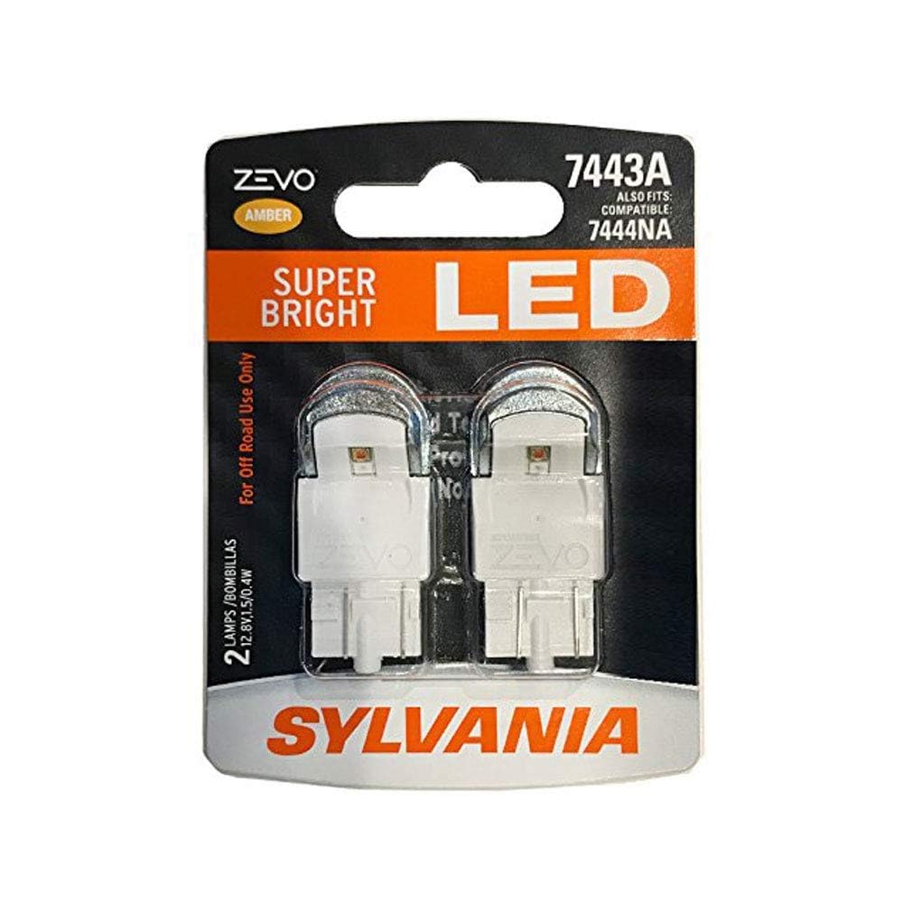 Amazon.com: SYLVANIA - 7443 T20 ZEVO LED Amber Bulb - Bright LED