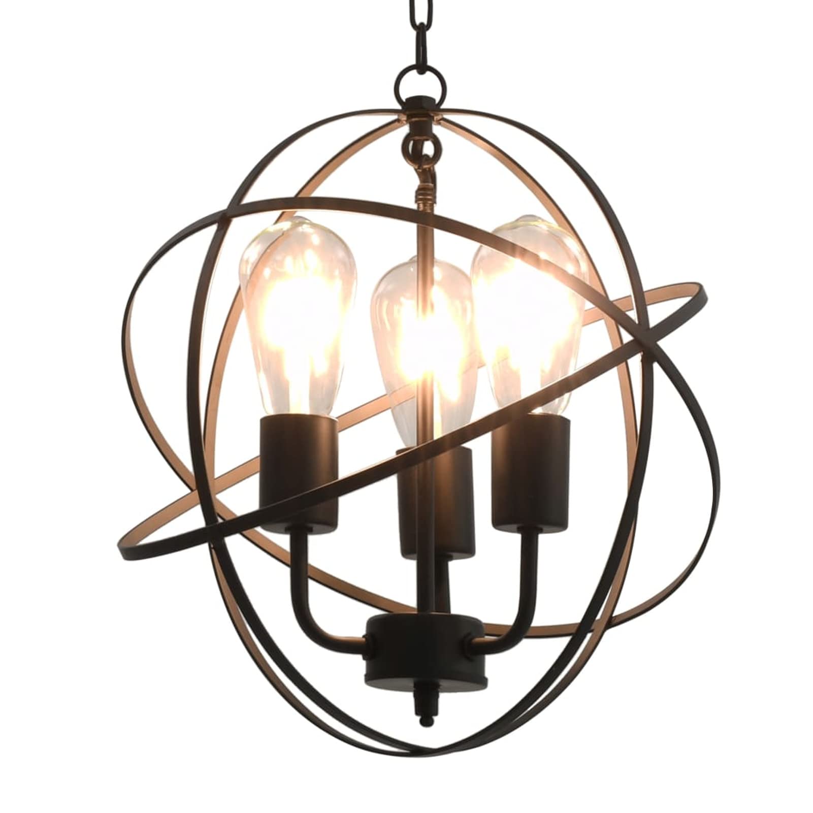 Plafonnier Salon et Cuisine Anti-Zone d'Ombre Suspension 3 x E27