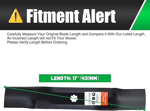 Miniatura 3 de GY20852 GX21784 Cuchillas Trituradoras para Cortacésped para John Deere 48 pulgadas D140 E140 D160 E160 E170 E150 LA145 LA140 LA155 155C Plataforma