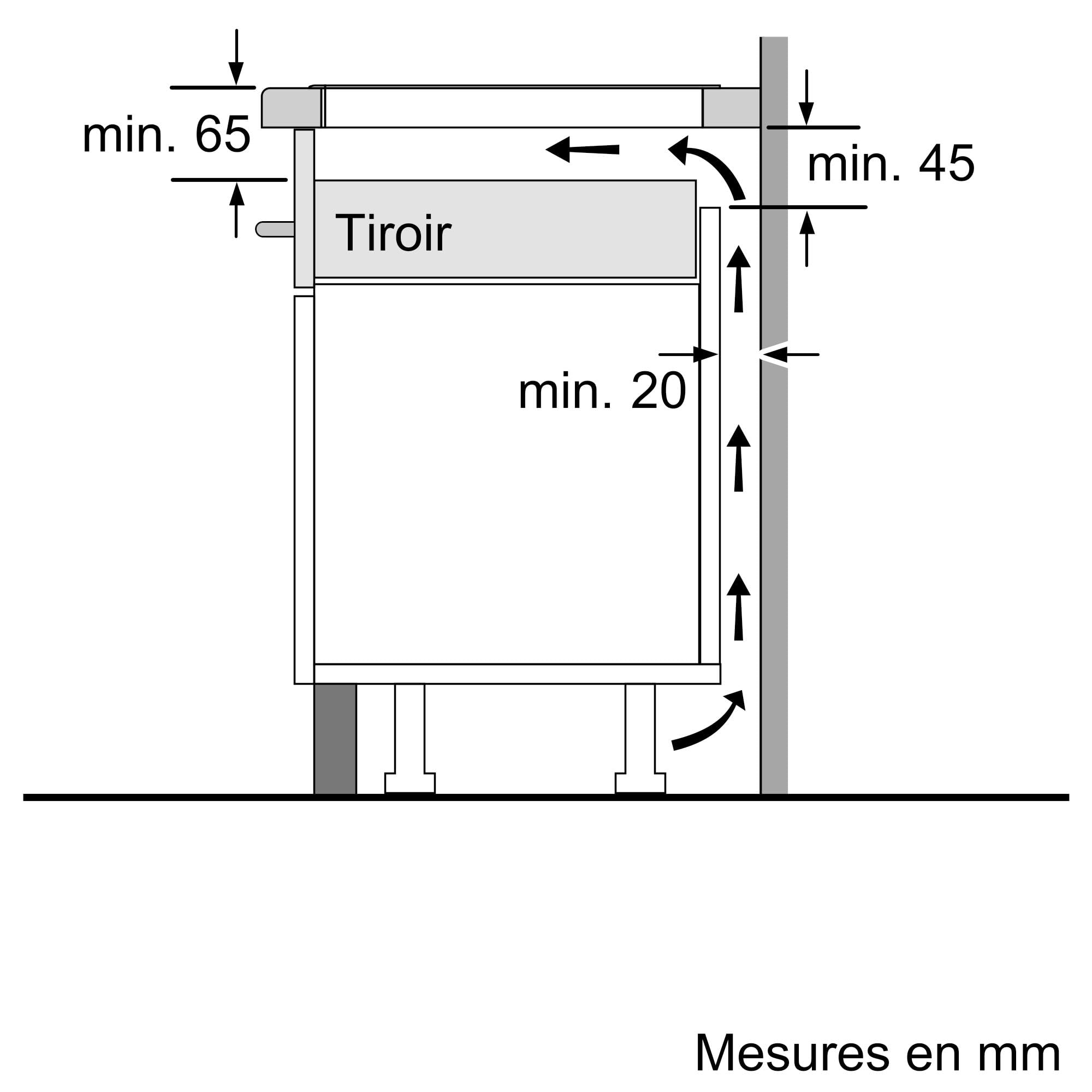 Bosch Série 4 Table à induction 60 cm 6900 W Noir