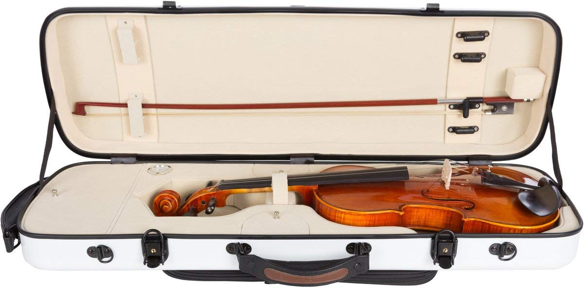 Étui pour violon en fibre de verre Oblong 4/4 white - cream M-Case